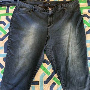 1822 Denim Cropped Jeans Size 24W